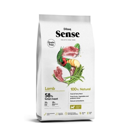 Sense Dog Cordero (Adult Mini), 2 Kg
