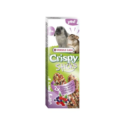 Stick Crispy Frutas del Bosque (Conejo/Chinchilla)
