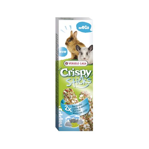Stick Crispy Hierba de Montaña (Conejo/Chinchilla) 2 unidades, 140 Gramos