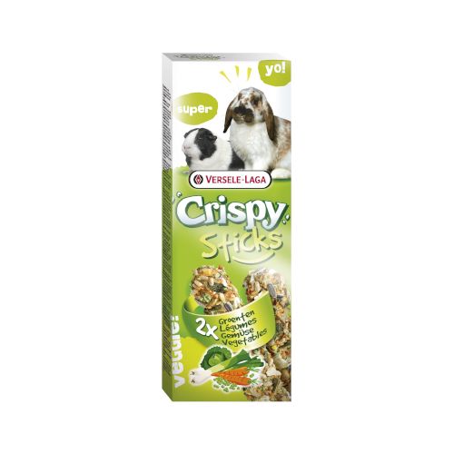 Stick Crispy Vegetales (Conejo/Cobaya) 2 unidades, 110 Gramos