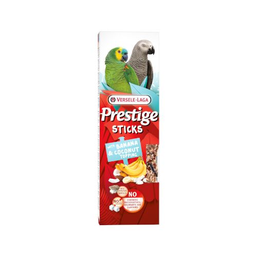 Sticks Prestige Loros (Banana y Coco) 2 unidades, 140 Gr