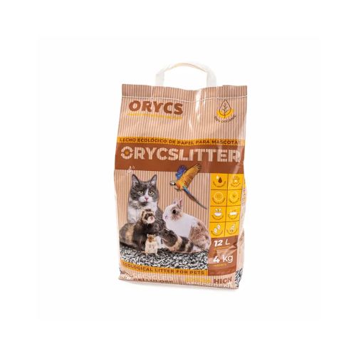 Virutas Orycs Litter Papel 4kg