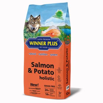 Winner Plus Holistic Salmon & Potato 12 kg.